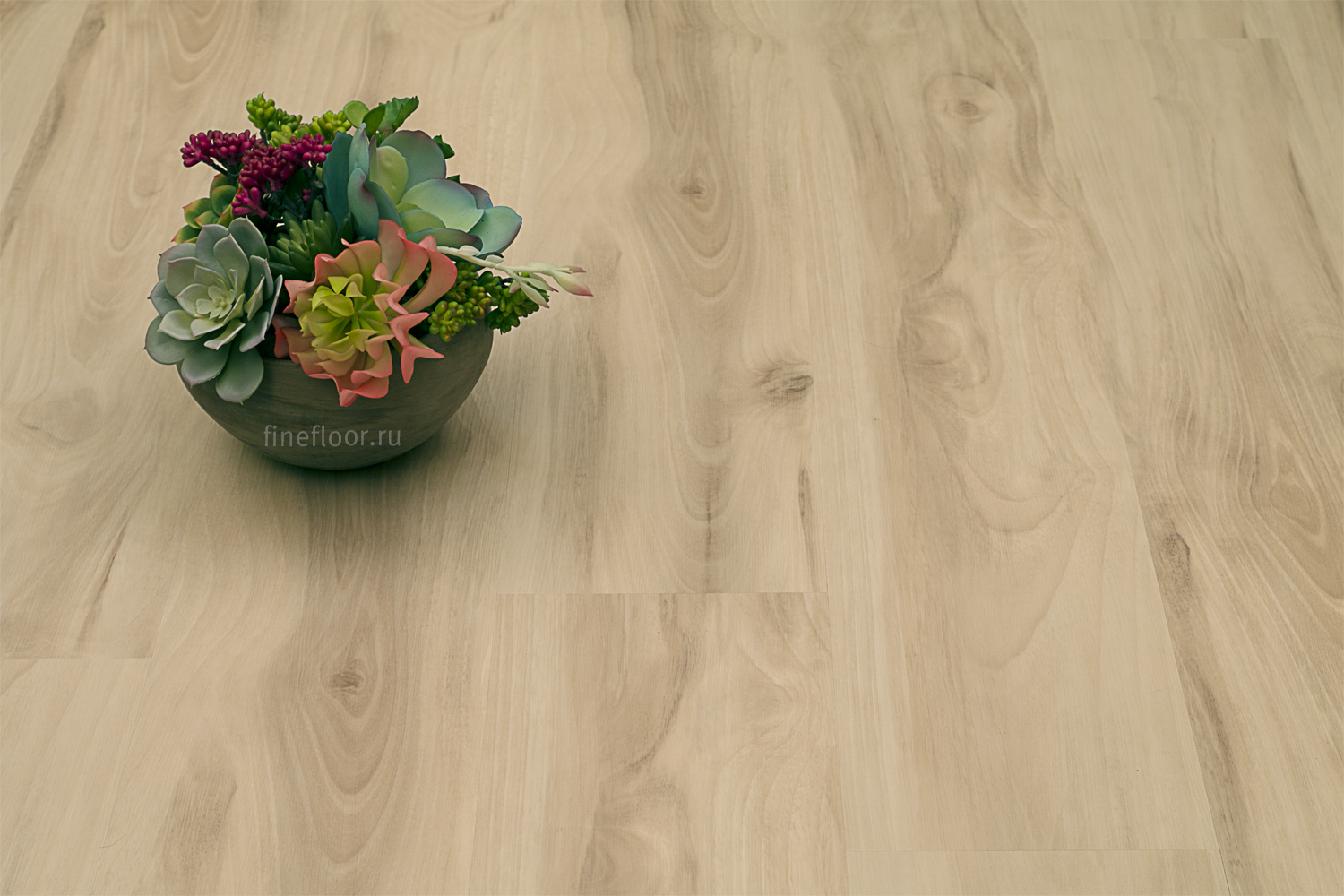 Виниловая плитка EcoClick Wood Груша Хиллари NOX-1564 замок фото в интерьере